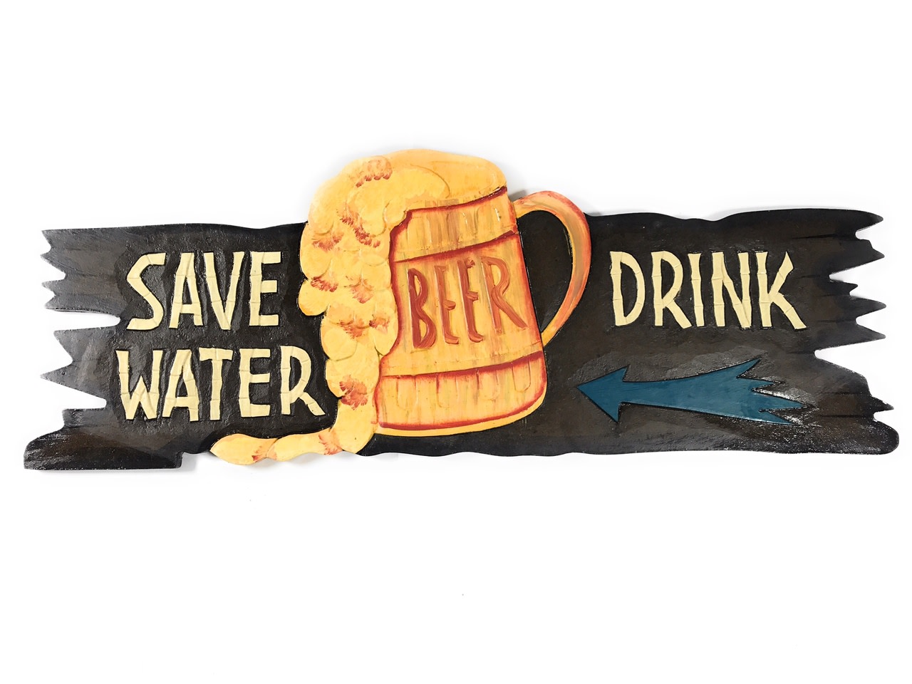 Save Water, Drink Beer Tiki Bar Sign - 20inch Beer Sign | #ksa903450 Save Water, Drink Beer Tiki Bar Sign - 20inch Beer Sign | #ksa903450
